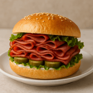 Turkey Pastrami Sandwich