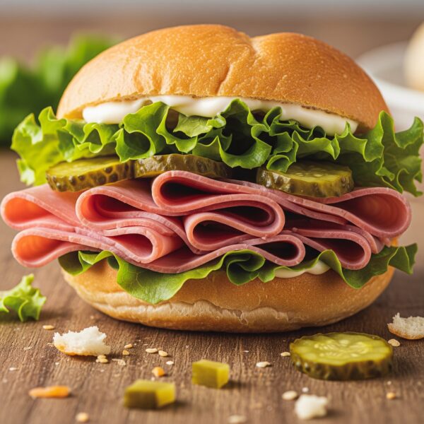 Chicken Salami Sandwich